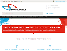 Tablet Screenshot of druckpunkt-on.net